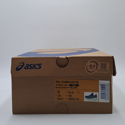 Asics Gel-Cumulus 26 Black / Safety Yellow