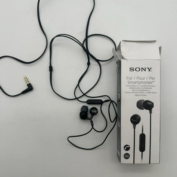 Sony MDR-EX15AP – Auricolari In-Ear con Microfono e Jack da 3,5 mm