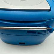 Groov-e GVPS733BE Original Boombox – Lettore CD Portatile con Radio AM/FM e AUX Blu