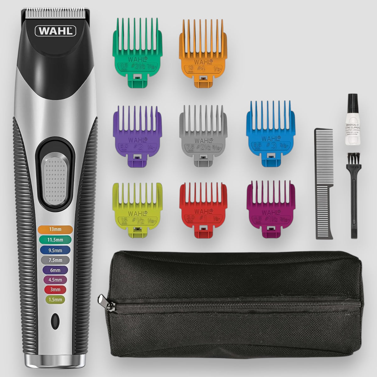 Wahl Colour Trim – Regolabarba cordless con 8 pettini colorati