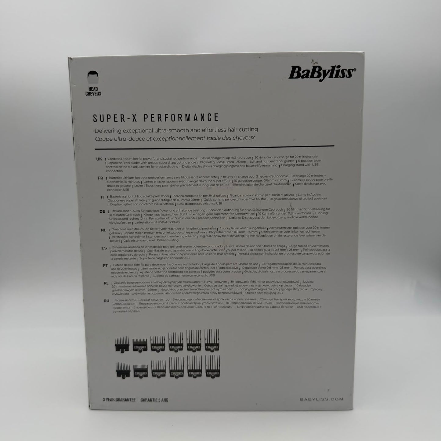 BaByliss Performance Definition Style - Cordless Hair Clipper
