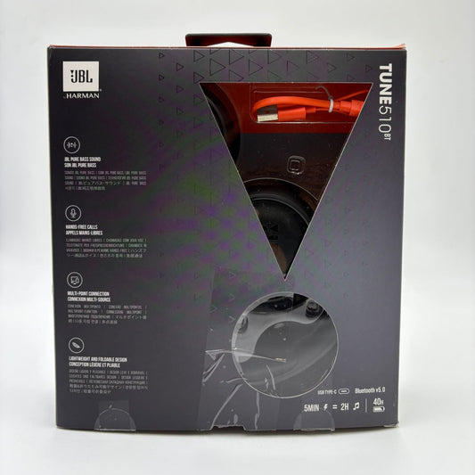 JBL Cuffie Wireless On-Ear TUNE 510BT