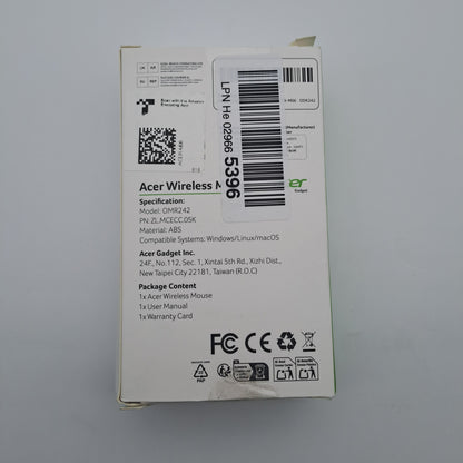 Mouse Wireless Acer OMR242