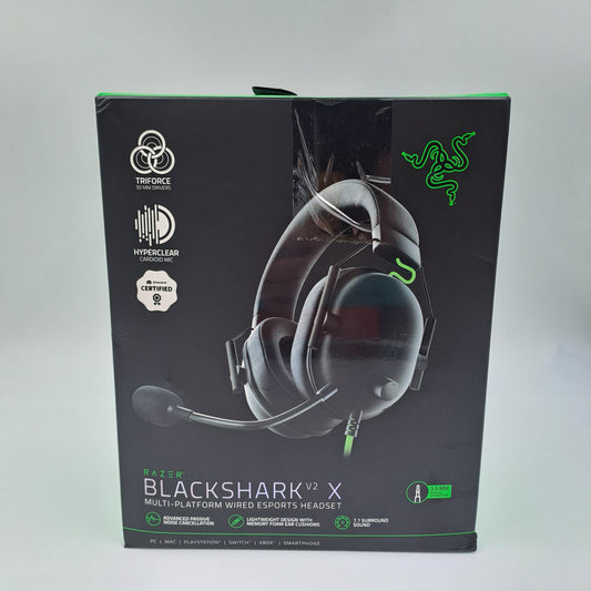 Razer Blackshark V2 X – Auriculares para juegos con micrófono
