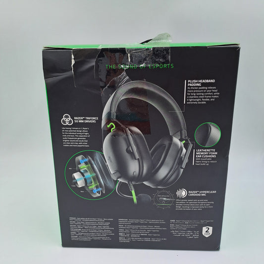 Razer Blackshark V2 X – Auriculares para juegos con micrófono