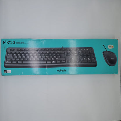 Logitech MK120 Combo Teclado y Ratón con Cable