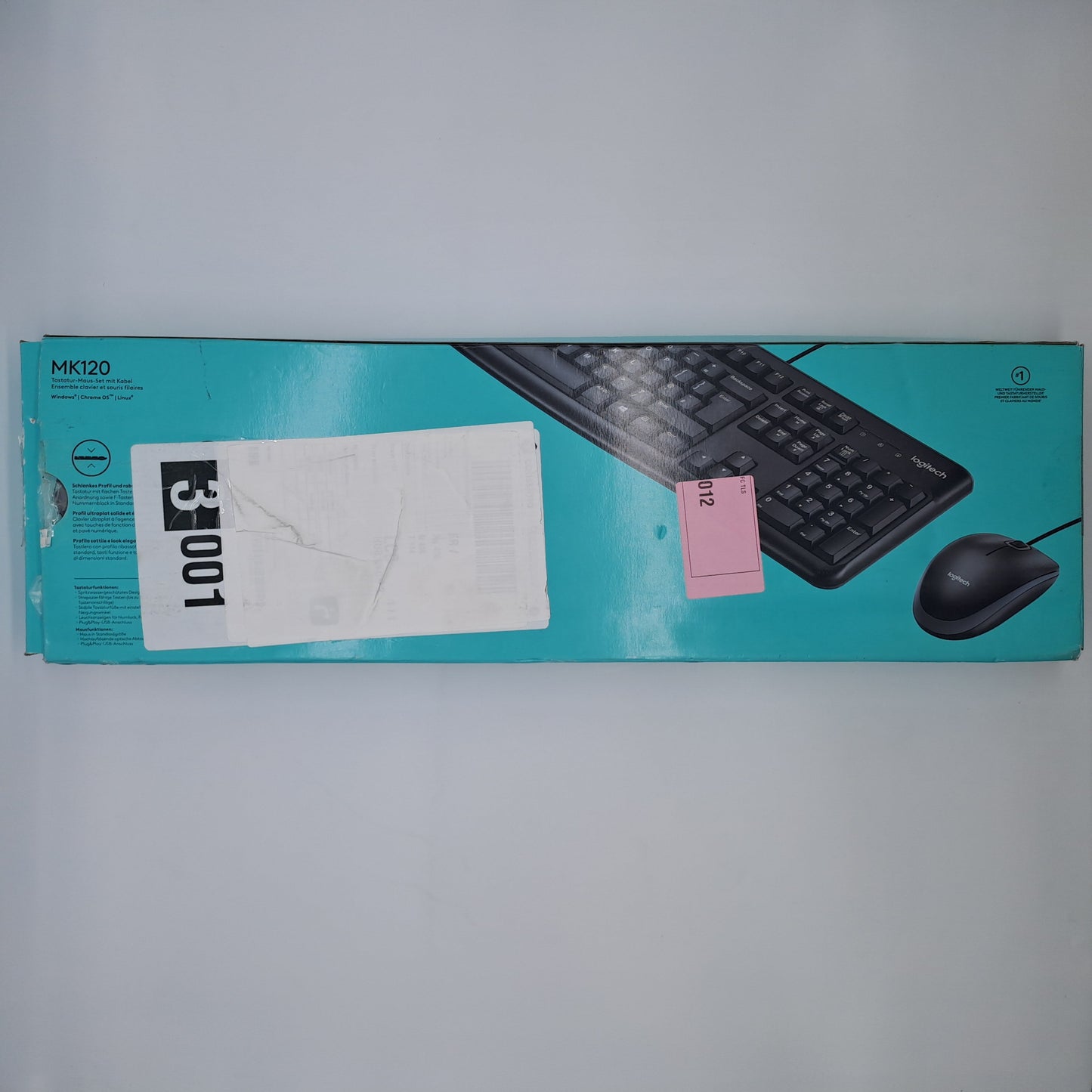 Logitech MK120 Combo Teclado y Ratón con Cable
