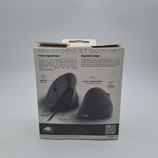 Souris ergonomique verticale filaire ERGO