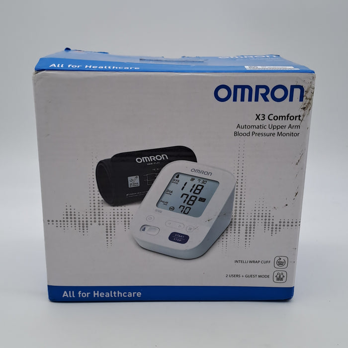 OMRON X3 Comfort Misuratore di Pressione da Braccio con Intelli Wrap