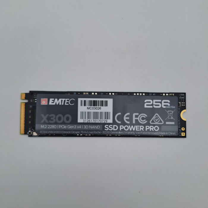 EMTEC X300 SSD M.2 NVMe 256GB PCIe 3.0 x4