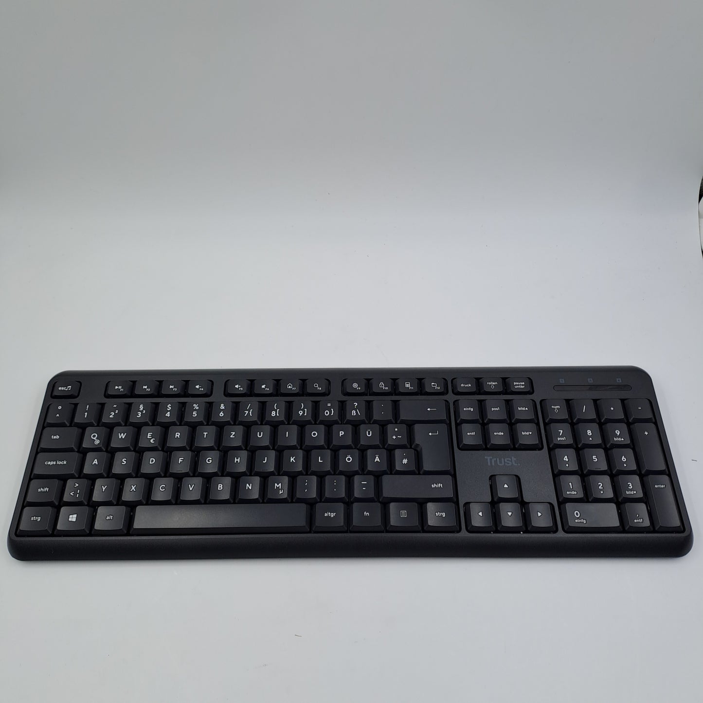 Tastiera e Mouse Trust – Set Wireless Nero