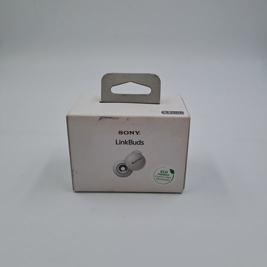 Sony LinkBuds True Wireless Bluetooth – Écouteurs sans fil avec étui de chargement (Blanc)