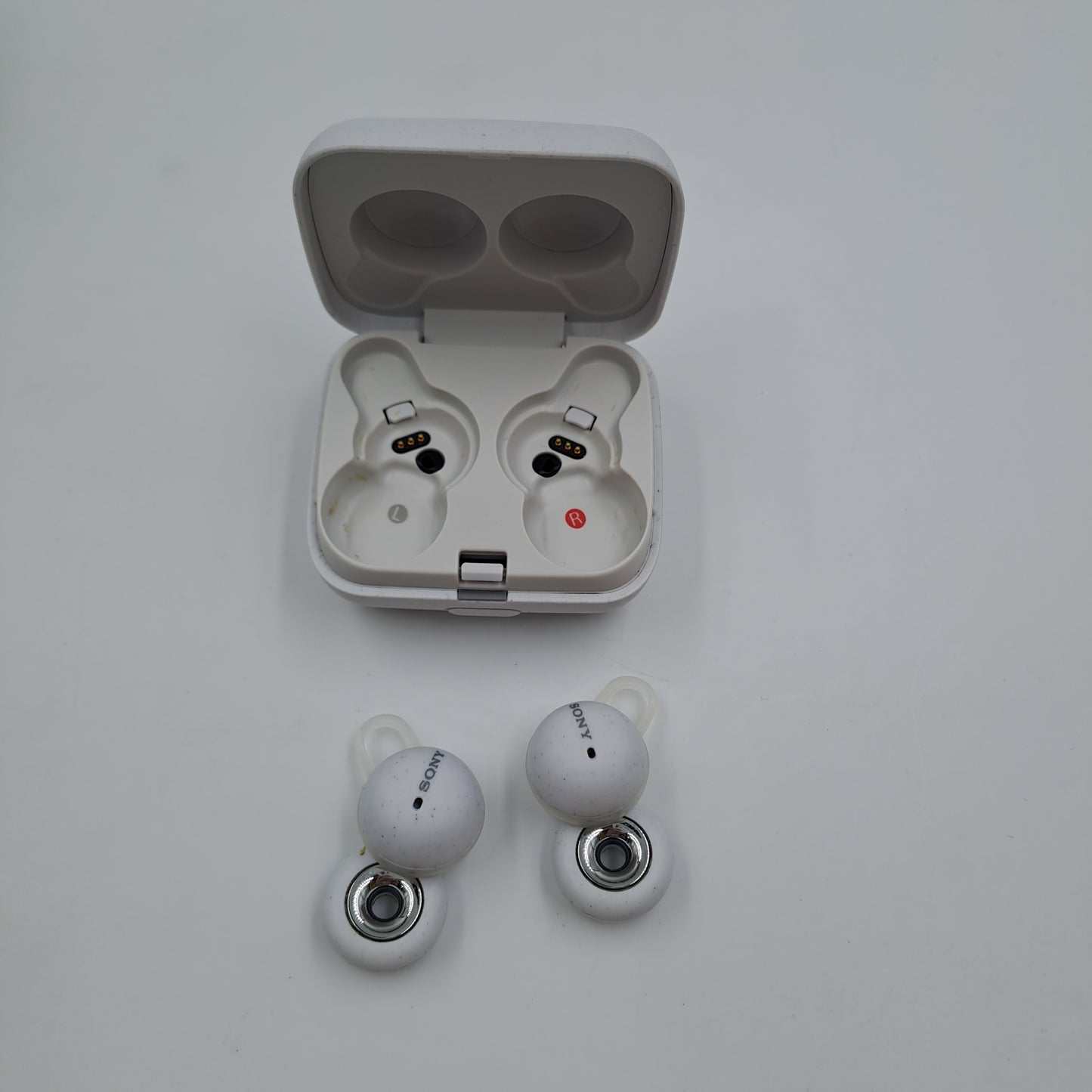 Sony LinkBuds True Wireless Bluetooth – Auricolari Wireless con Custodia di Ricarica (Bianco)