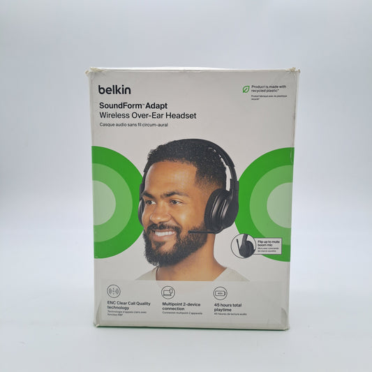 Belkin SoundForm Adapt Cuffie Wireless Over-Ear Headset