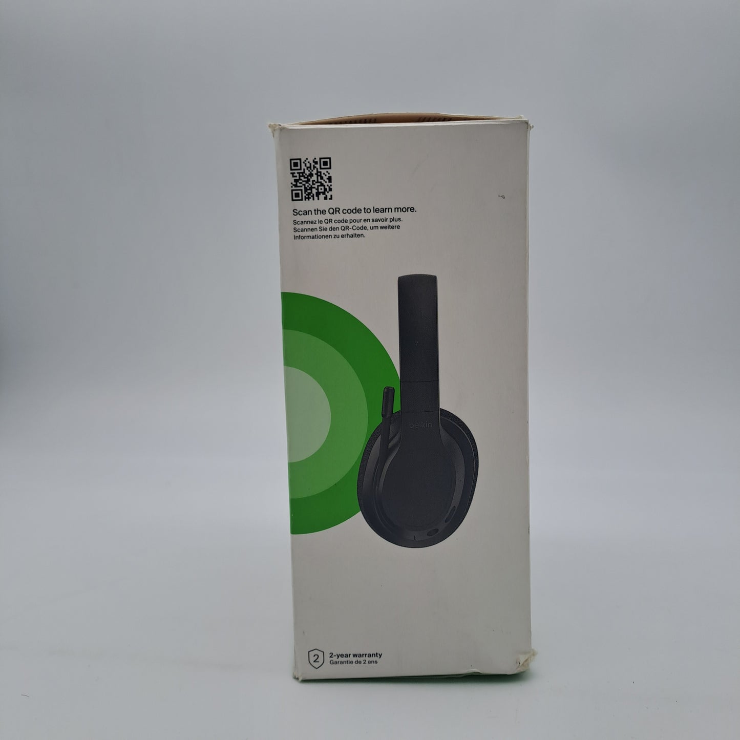 Belkin SoundForm Adapt Cuffie Wireless Over-Ear Headset