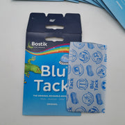 Bostik Blu Tack 801103 Adesivo Riutilizzabile Blu – Lotto 8 Confezioni