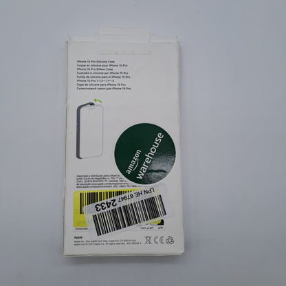 Coque en silicone pour Apple iPhone 15 Pro