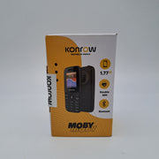Konrow Moby Telefono GSM 2G Dual SIM 1,77" Bluetooth – Nero