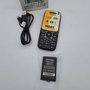 Konrow Moby Telefono GSM 2G Dual SIM 1,77" Bluetooth – Nero