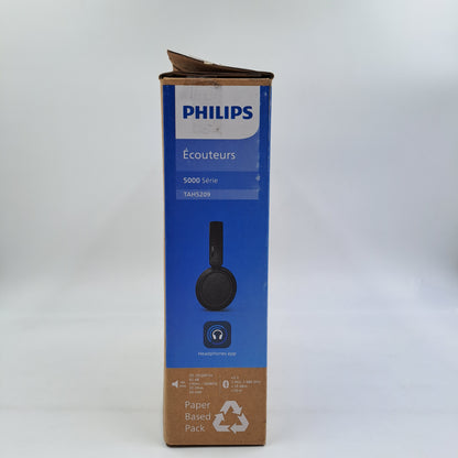 Philips TAH5209BK – Wireless Bluetooth Over-Ear Headphones (5000 Series)