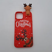Vauki Set 2 Cover Natalizie per iPhone 13 / iPhone 14 – Rosso