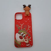 Vauki Set 2 Cover Natalizie per iPhone 13 / iPhone 14 – Rosso