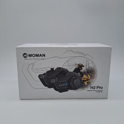 Moman H2 Pro – Kit Interfono Moto per 2 Caschi