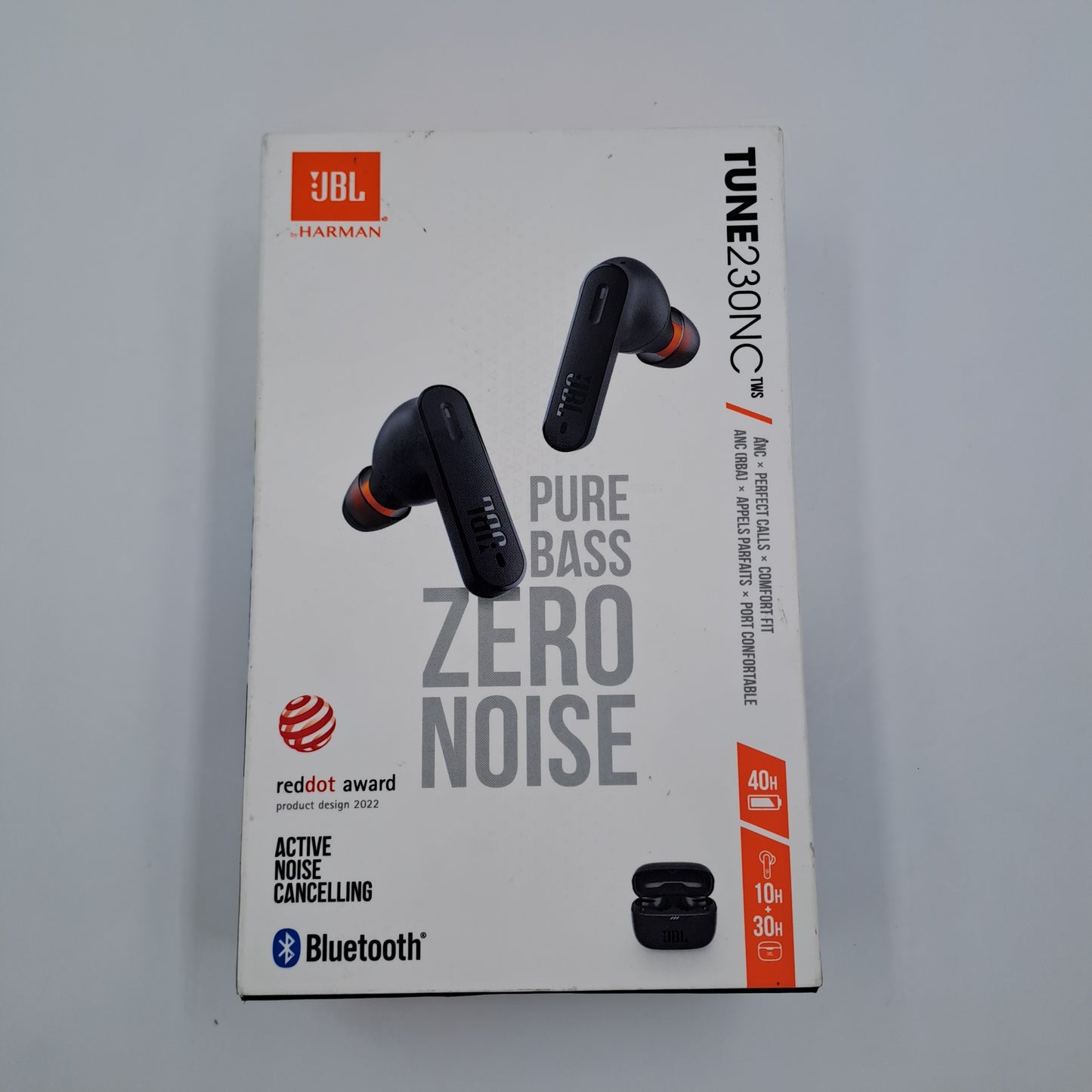 JBL Tune 230NC TWS Auricolari Wireless Bluetooth con Custodia di Ricarica - Nero