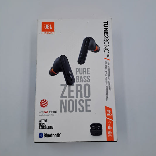 JBL Tune 230NC TWS Auricolari Wireless Bluetooth con Custodia di Ricarica - Nero