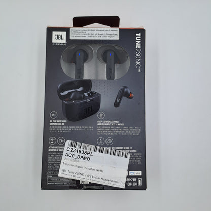 JBL Tune 230NC TWS Auricolari Wireless Bluetooth con Custodia di Ricarica - Nero
