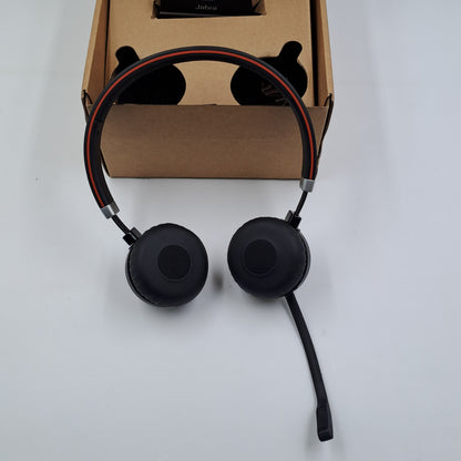 Jabra Evolve 65 SE – Cuffia Wireless con Base di Ricarica