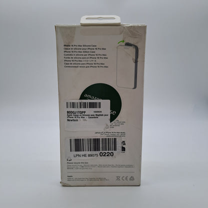 Apple iPhone 16 Pro Max Silicone Case con MagSafe Gialla