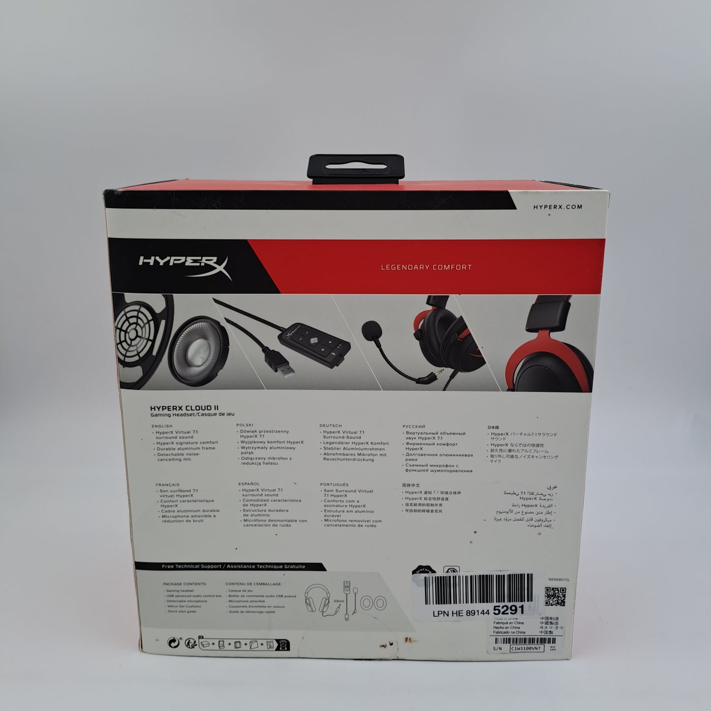 HyperX Cloud II – Cuffie Gaming con Microfono