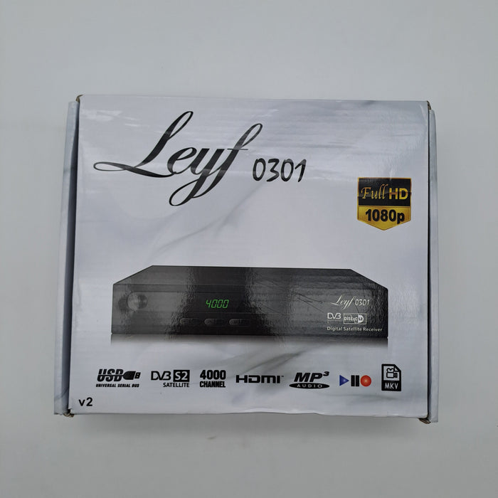 Leyf 0301 – Ricevitore Satellitare DVB-S/S2 Full HD 1080p HDMI SCART USB