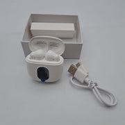 Drsaec Auricolari Bluetooth 5.4 TWS con 4 Microfoni ENC - Bianchi