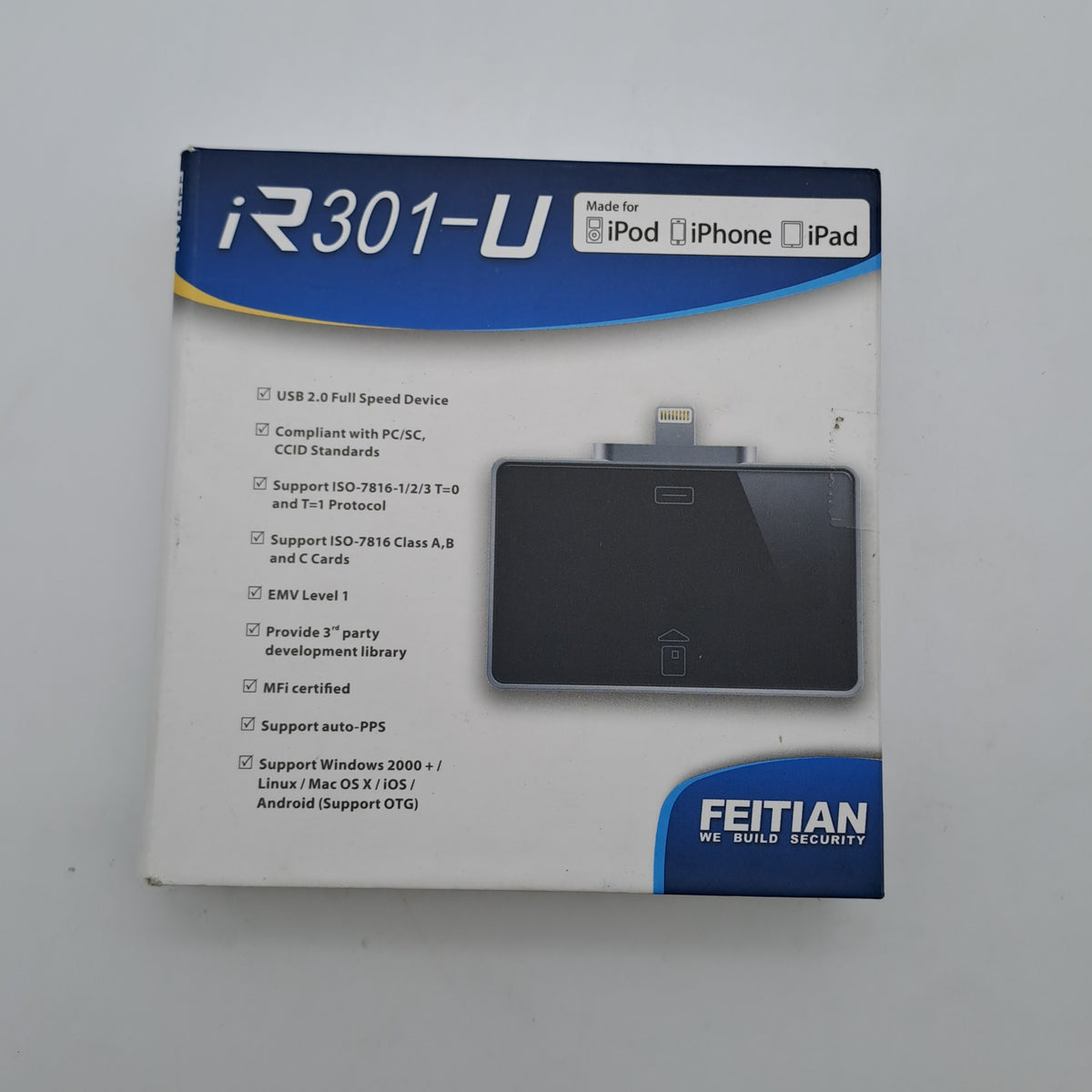 FeiTian iR301-U Lettore Carte Tachigrafiche per Dispositivi iOS