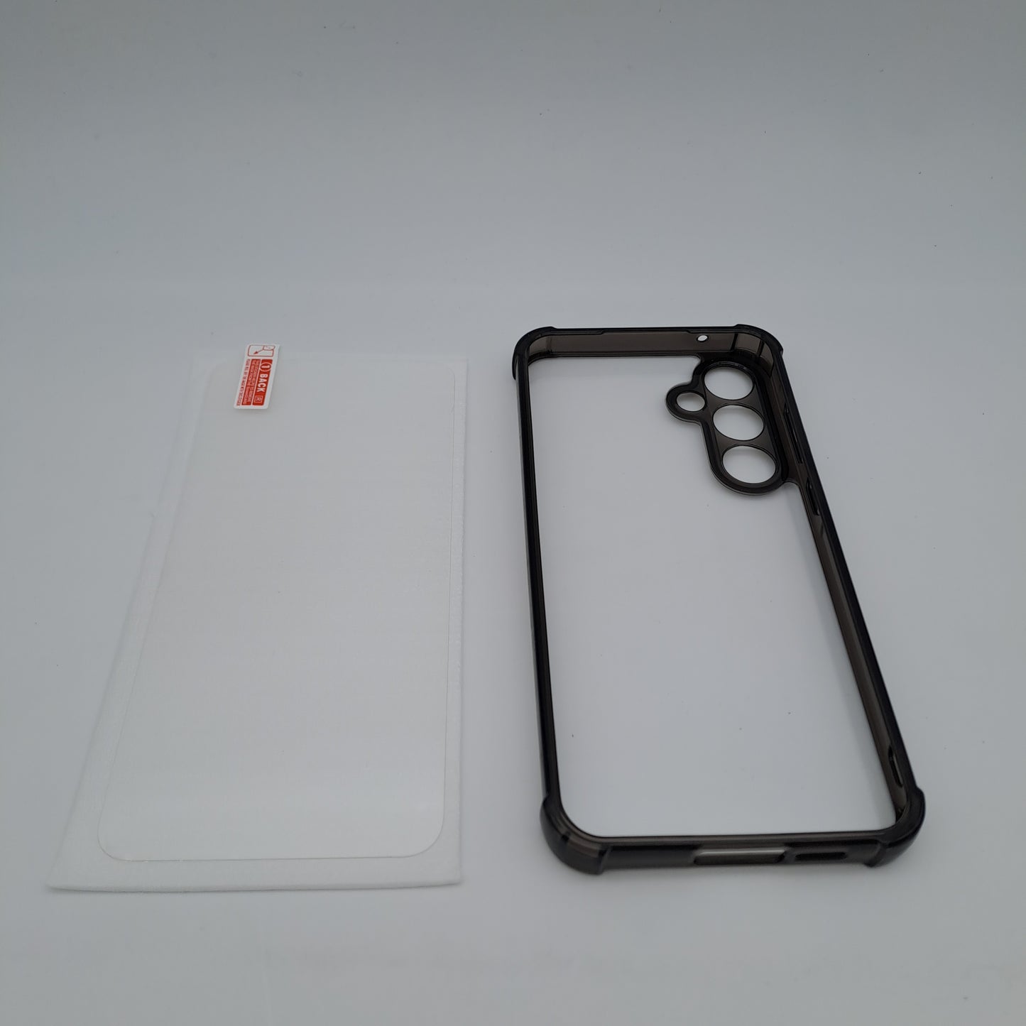 Cover trasparente + vetro temperato per Samsung Galaxy A55 5G