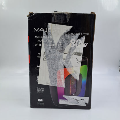 Majestic Flame 1 Pro – Speaker Bluetooth Karaoke 80W
