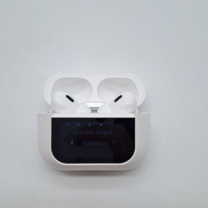 Cuffie Wireless Bluetooth con custodia display