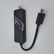 Decoder Digitale Terrestre 2025 - OWERSLYN Decoder DVB-T2, HD 1080P H265 HEVC Main 10 Bit, HDMI CEC TV Stick Supporto Uscita HDMI/AV e USB Multimediale, Funzione PVR, Telecomando 2in1 Infrarossi