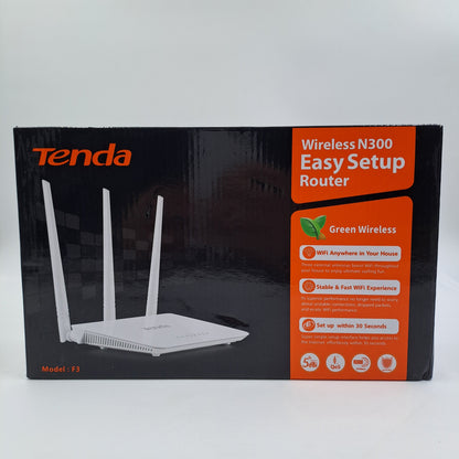 Tenda Wireless N300 Easy Setup Router – Modello F3