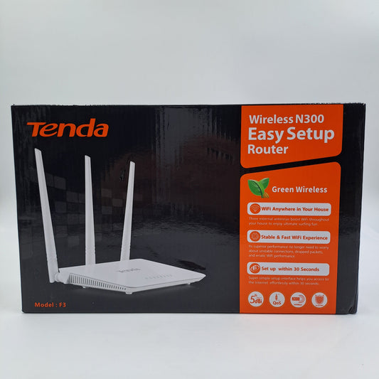 Tenda Wireless N300 Easy Setup Router – Modello F3