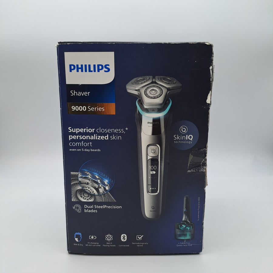 Philips Shaver Series 9000 S9975/54 SkinIQ Rasoio Elettrico Wet & Dry con Custodia e Caricatore