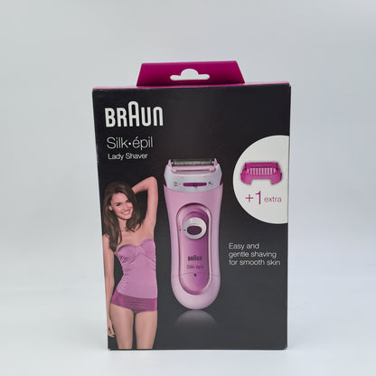 Braun Silk·épil Lady Shaver – Electric Shaver for Women for Sensitive Areas with Trimmer Attachment