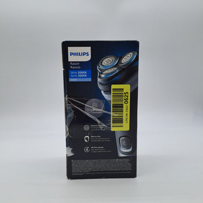 Philips Shaver Serie 3000X Rasoio Elettrico Wet & Dry