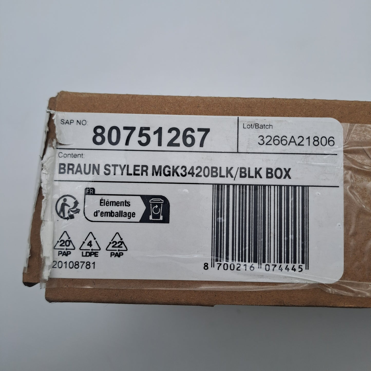 Braun Styler Beard Trimmer MGK3420