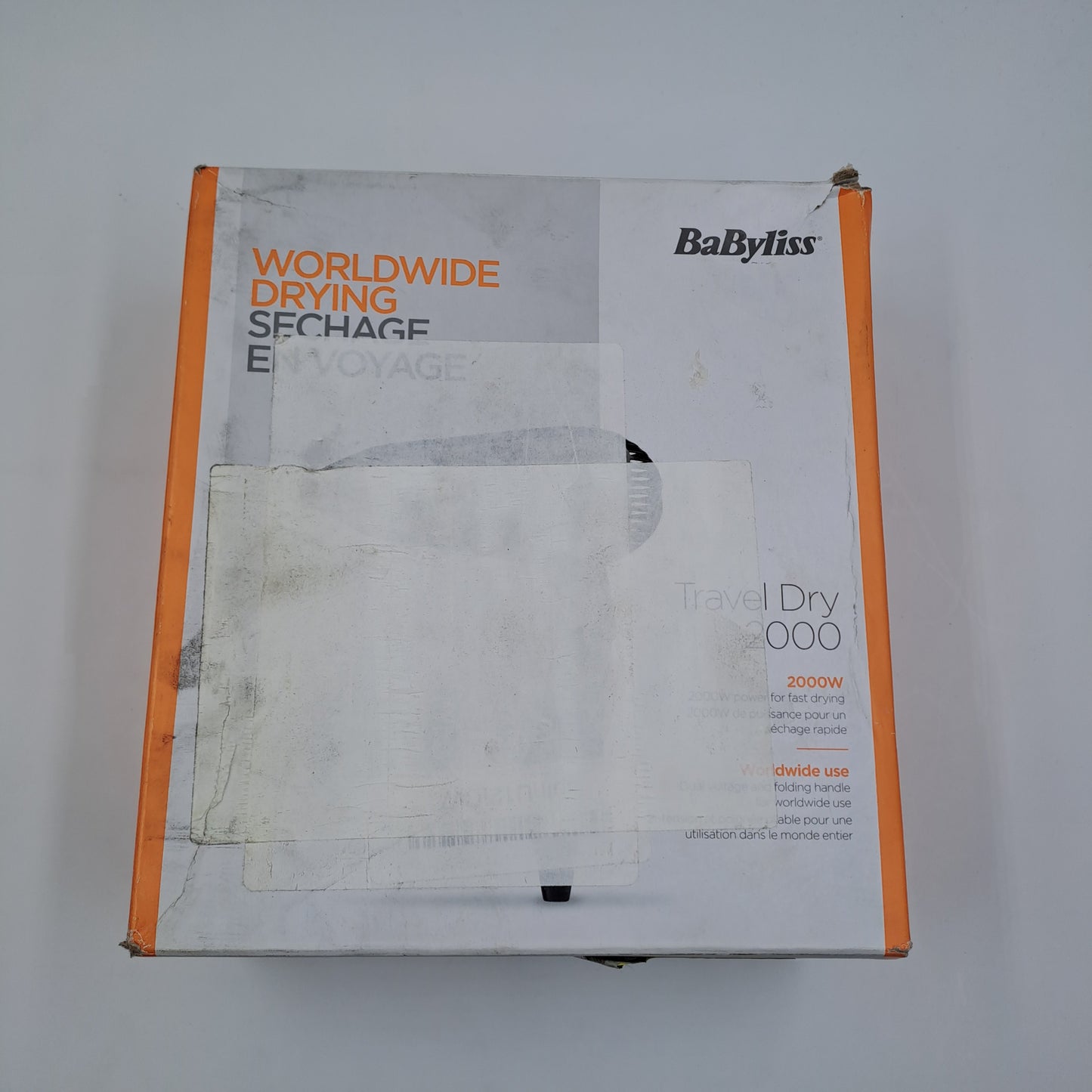 BaByliss Travel Dry 2000 Asciugacapelli Compatto da Viaggio