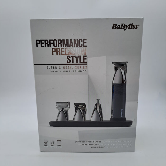 BaByliss Super-X Metal Series MT996E – Multigroomer 15 in 1