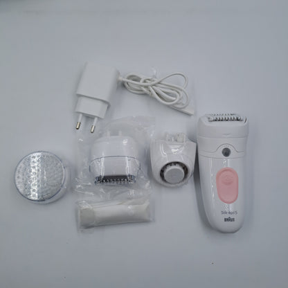 Braun Silk-épil 5 – Depiladora eléctrica con accesorios