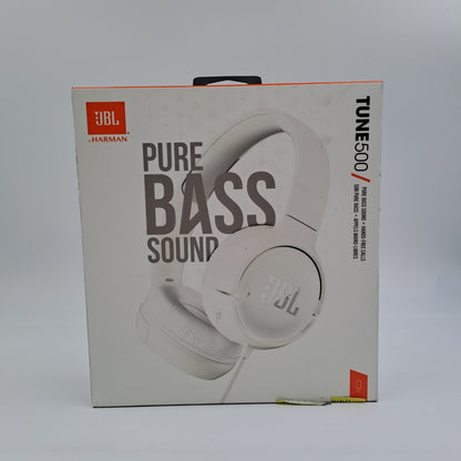 JBL Tune 500 | Wired On-Ear Headphones with JBL Pure Bass Sound and Built-In Microphone